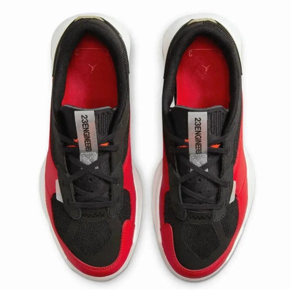 Jordan Air 200E Black Chile Red Nike Gum Sole Mens Sneakers 12 13 14 - Picture 4 of 10